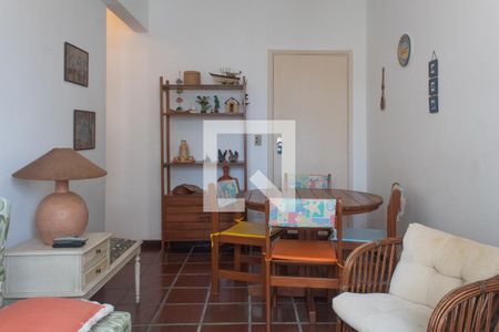 Sala de apartamento para alugar com 1 quarto, 52m² em Enseada, Guarujá