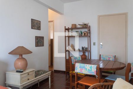 Sala de apartamento para alugar com 1 quarto, 52m² em Enseada, Guarujá