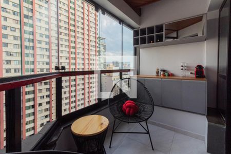 Sala - varanda de apartamento à venda com 1 quarto, 38m² em Cerqueira César, São Paulo