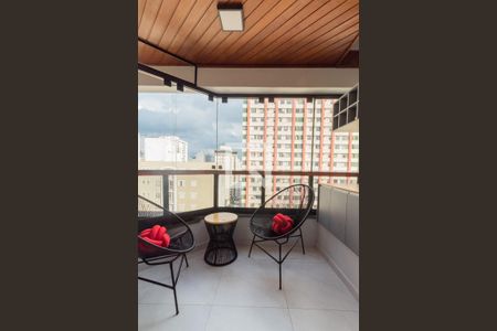 Sala - varanda de apartamento à venda com 1 quarto, 38m² em Cerqueira César, São Paulo