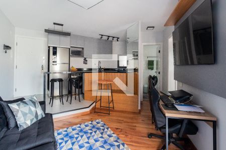 Sala de apartamento à venda com 1 quarto, 38m² em Cerqueira César, São Paulo
