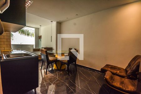Sala - Cozinha de apartamento à venda com 1 quarto, 31m² em Humaitá, Rio de Janeiro