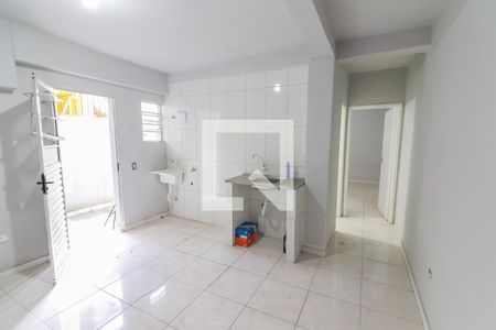 Cozinha / Lavanderia de kitnet/studio para alugar com 1 quarto, 30m² em Jardim Lucia, São Paulo