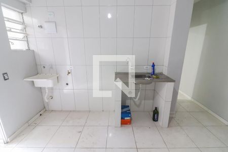 Cozinha / Lavanderia de kitnet/studio para alugar com 1 quarto, 30m² em Jardim Lucia, São Paulo