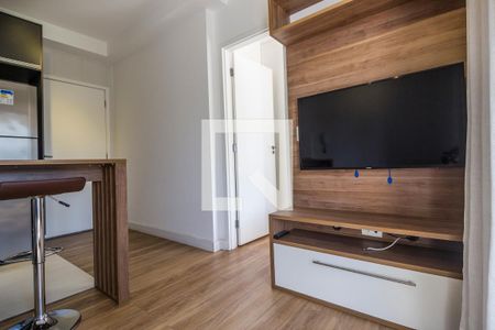 Sala de TV de apartamento para alugar com 1 quarto, 38m² em Bethaville Ii, Barueri