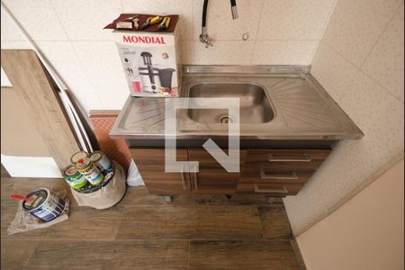 Cozinha de apartamento à venda com 1 quarto, 28m² em Liberdade, São Paulo