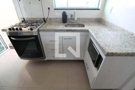 Sala/Cozinha de apartamento à venda com 2 quartos, 46m² em Cidade Antônio Estevão de Carvalho, São Paulo