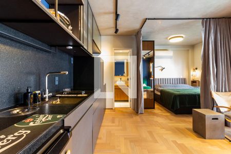 Studio à venda com 41m², 1 quarto e 1 vaga Studio à venda com 41m², 1 quarto e 1 vagaCozinha