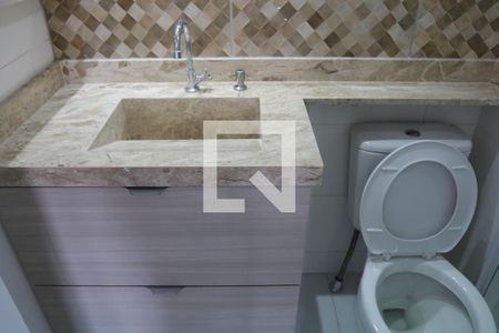 Banheiro de apartamento para alugar com 1 quarto, 24m² em Vila Clementino, São Paulo