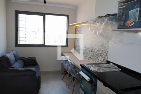 Sala/Cozinha de apartamento para alugar com 1 quarto, 24m² em Vila Clementino, São Paulo