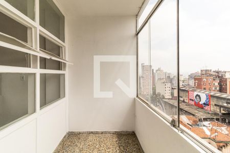 Varanda de kitnet/studio para alugar com 1 quarto, 50m² em Campos Elíseos, São Paulo