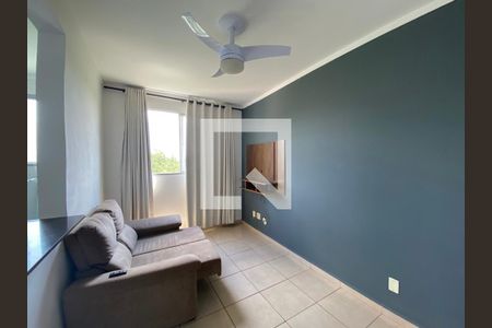 Sala de apartamento para alugar com 2 quartos, 55m² em City Ribeirão, Ribeirão Preto