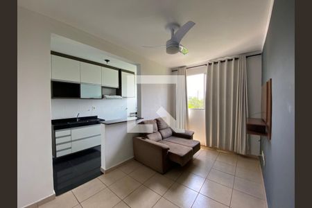 Sala/Cozinha de apartamento para alugar com 2 quartos, 55m² em City Ribeirão, Ribeirão Preto