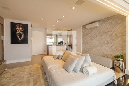 Sala de apartamento para alugar com 3 quartos, 123m² em Parque São Jorge, São Paulo