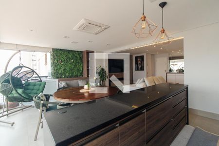 Varanda gourmet de apartamento para alugar com 3 quartos, 123m² em Parque São Jorge, São Paulo