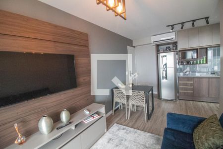 Sala de apartamento para alugar com 1 quarto, 47m² em Alto da Boa Vista, São Paulo