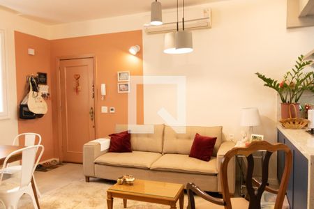 Sala/Cozinha de apartamento para alugar com 3 quartos, 80m² em Jardim Botânico, Rio de Janeiro