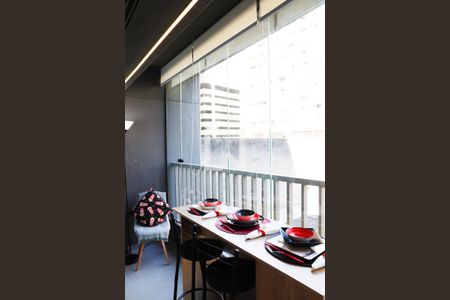 Studio para alugar com 25m², 1 quarto e sem vaga Studio para alugar com 25m², 1 quarto e sem vagaVaranda