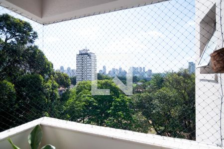 Varanda - Vista de apartamento à venda com 4 quartos, 222m² em Brooklin Paulista, São Paulo