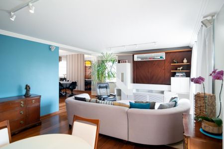 Sala de apartamento à venda com 4 quartos, 222m² em Brooklin Paulista, São Paulo