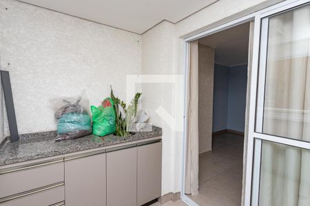 Varanda  de apartamento à venda com 3 quartos, 67m² em Centro, Diadema