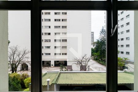 Sala - VIsta de apartamento para alugar com 3 quartos, 107m² em Brooklin Paulista, São Paulo