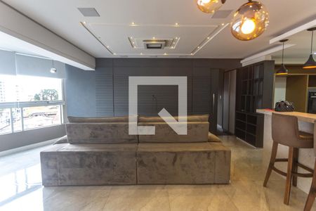 Sala de estar de apartamento à venda com 3 quartos, 140m² em Baeta Neves, São Bernardo do Campo