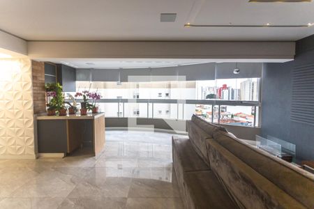 Sala de estar de apartamento à venda com 3 quartos, 140m² em Baeta Neves, São Bernardo do Campo