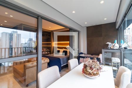 Varanda de kitnet/studio para alugar com 1 quarto, 35m² em Jardim Paulista, São Paulo