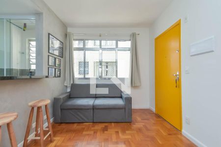 Sala de apartamento para alugar com 1 quarto, 37m² em Bela Vista, São Paulo
