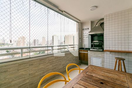 Varanda Gorumet de apartamento à venda com 2 quartos, 80m² em Chácara Califórnia, São Paulo