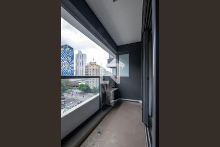 Studio - Varanda de kitnet/studio para alugar com 1 quarto, 18m² em Pinheiros, São Paulo