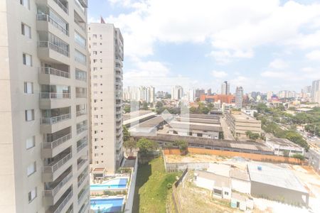 Vista sala de estar de kitnet/studio à venda com 1 quarto, 37m² em Jardim do Mar, São Bernardo do Campo
