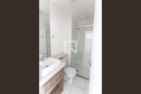 Banheiro social de kitnet/studio à venda com 1 quarto, 37m² em Jardim do Mar, São Bernardo do Campo