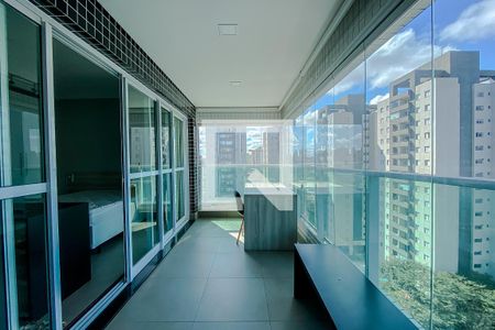 Apartamento para alugar com 55m², 1 quarto e 2 vagas Apartamento para alugar com 55m², 1 quarto e 2 vagasVaranda da Sala/Quarto