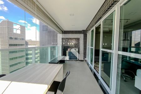 Apartamento para alugar com 55m², 1 quarto e 2 vagas Apartamento para alugar com 55m², 1 quarto e 2 vagasVaranda da Sala/Quarto