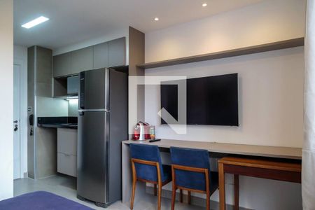 Quarto e Cozinha  de kitnet/studio à venda com 1 quarto, 20m² em Brás, São Paulo