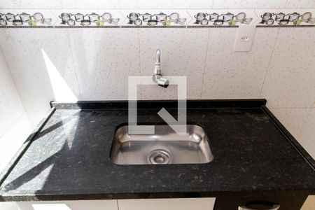 Casa para alugar com 45m², 1 quarto e sem vagaDetalhe da cozinha