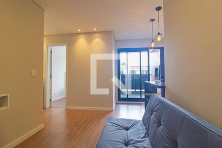 Sala de apartamento para alugar com 1 quarto, 45m² em São Francisco, Curitiba