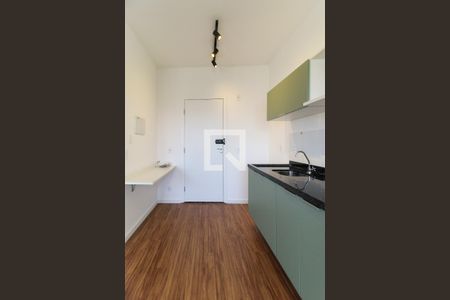Cozinha  de apartamento para alugar com 1 quarto, 25m² em Pinheiros, São Paulo