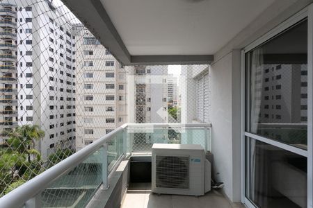 Varanda da Sala de apartamento para alugar com 2 quartos, 75m² em Pinheiros, São Paulo