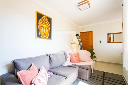 Sala de apartamento à venda com 2 quartos, 90m² em Vila Pires, Santo André