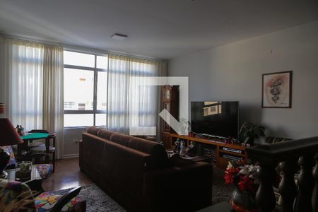 Sala de apartamento para alugar com 4 quartos, 166m² em Gonzaga, Santos