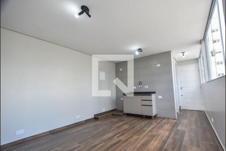 Sala / Dormitório  de apartamento para alugar com 1 quarto, 24m² em Cidade Monções, São Paulo