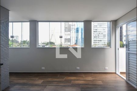 Sala / Dormitório  de apartamento para alugar com 1 quarto, 24m² em Cidade Monções, São Paulo