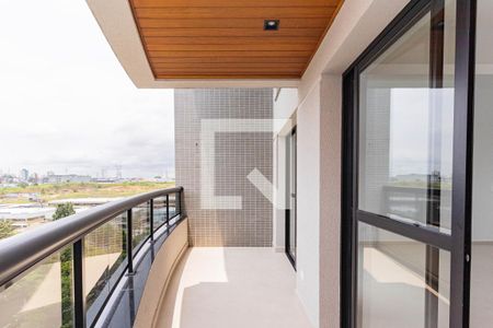 Sacada da sala de apartamento para alugar com 1 quarto, 94m² em Parque Residencial Aquarius, São José dos Campos