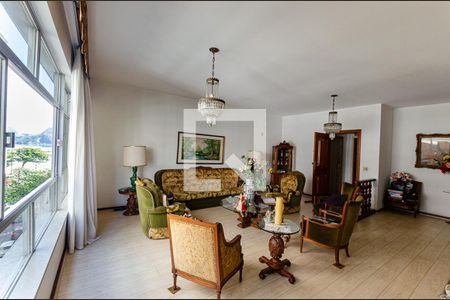 Sala de apartamento à venda com 3 quartos, 210m² em Icaraí, Niterói