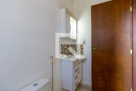 Banheiro de kitnet/studio para alugar com 1 quarto, 35m² em Bosque de Barão Geraldo, Campinas