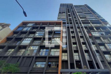 Studio para alugar com 27m², 1 quarto e sem vaga Studio para alugar com 27m², 1 quarto e sem vagaFachada