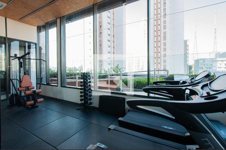 Studio para alugar com 27m², 1 quarto e sem vaga Studio para alugar com 27m², 1 quarto e sem vagaÁrea comum - Academia